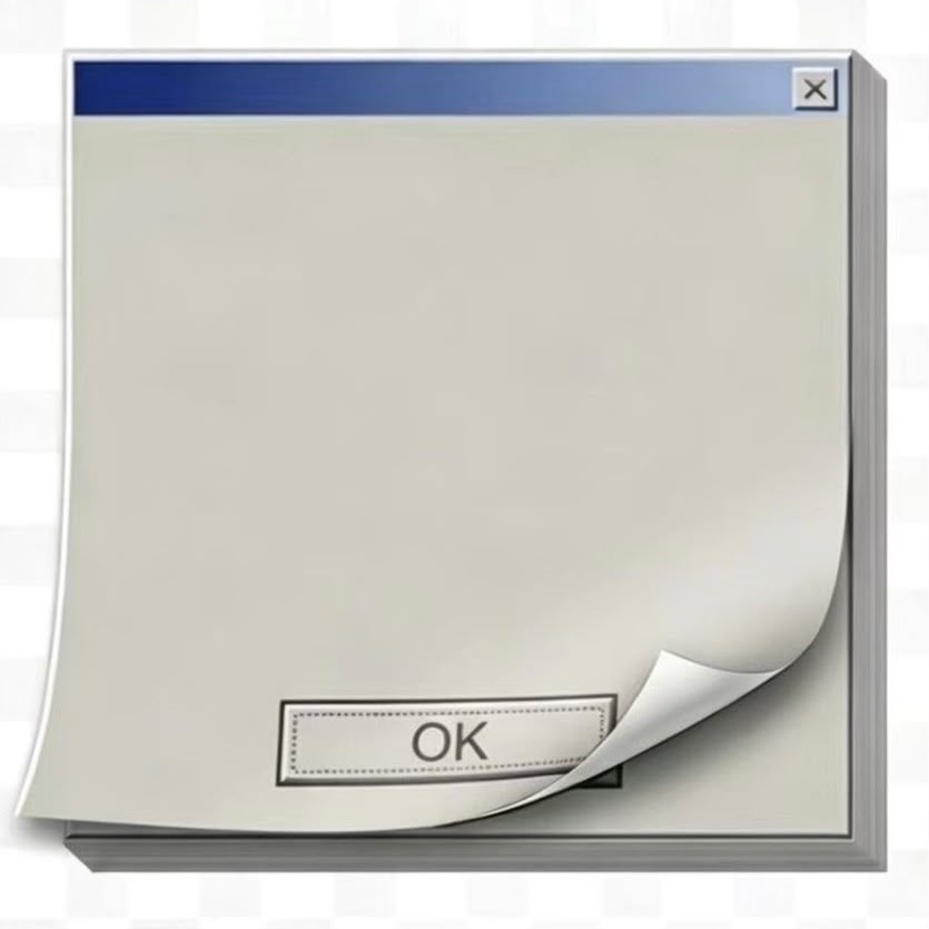 Windows XP sticky notes - 4 Pads