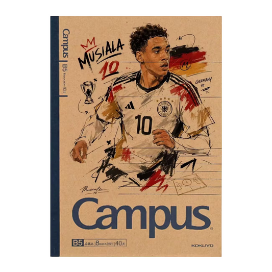 Kokuyo's classic Campus notebook B5 size - Jamal Musiala